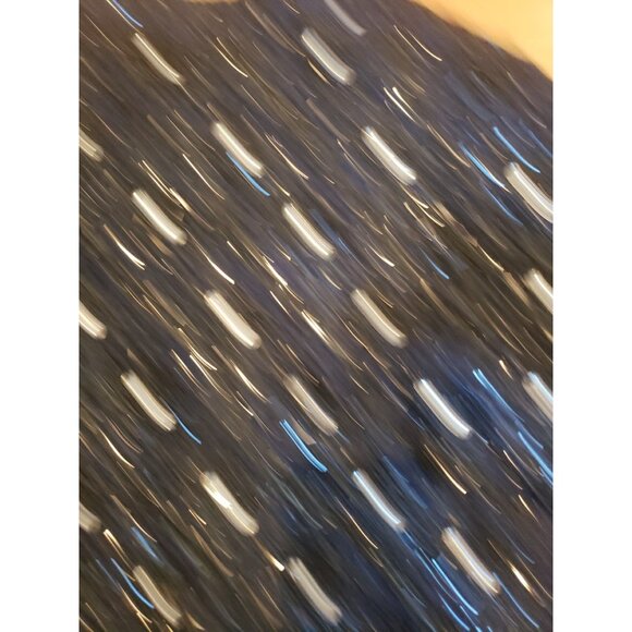 Vintage M M Kriza Beaded Jacket Cardigan Sweater Sequins Navy 100% Wool Size S - Picture 12 of 16